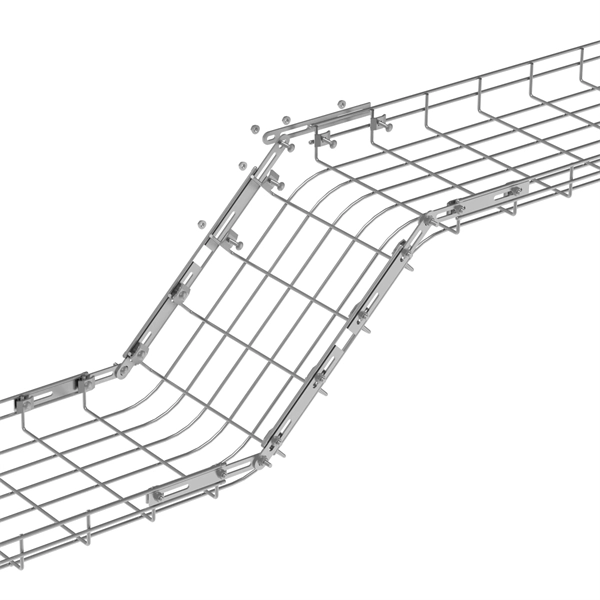 Flat roof cable tray support